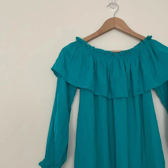 Lilly Pulitzer Dee Dee Off The Shoulder Dress in Malachite Size XXS - Picture 5 of 5